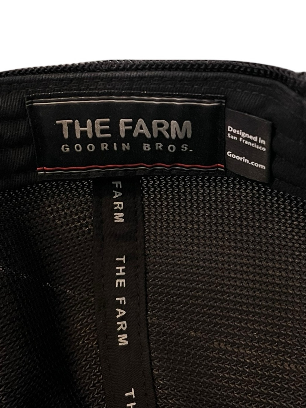 Goorin Bros Animal The Farm Black Sheep Bleach Acid Wash Trucker Hat Snapback - Picture 10 of 12